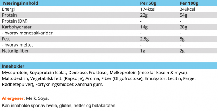 Myo Fitnessprotein jordbær