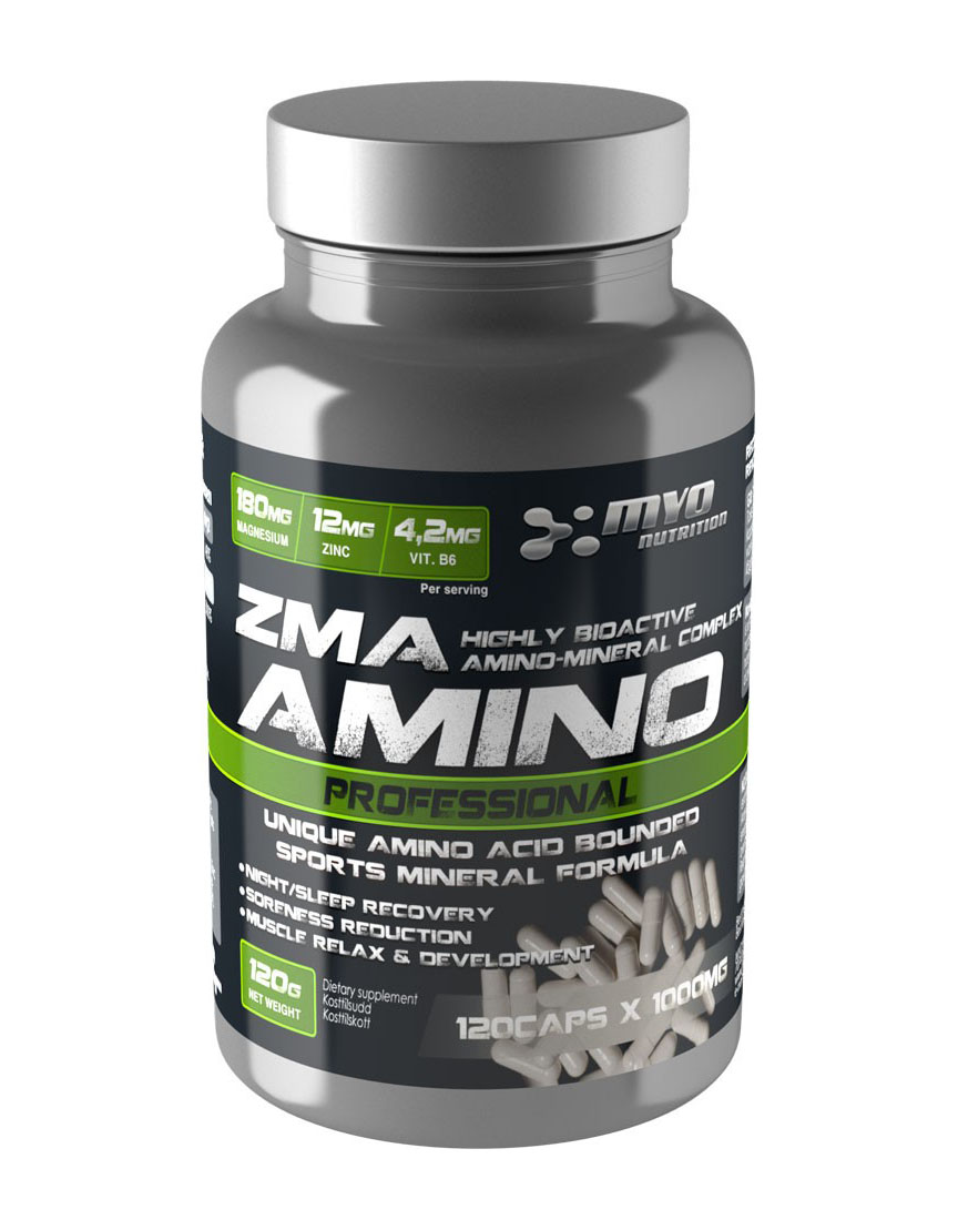 MYO Nutrition Amino ZMA 1000mg - 120 kaps
