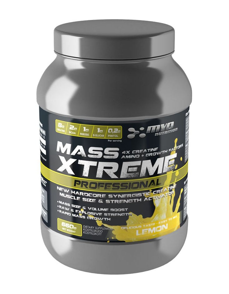 MYO Nutrition Mass Xtreme 660 gram - Appelsin