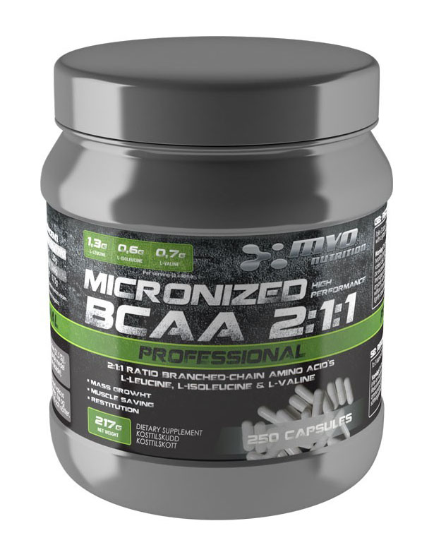 MYO Nutrition Micro BCAA 2:1:1 960mg 250 kaps