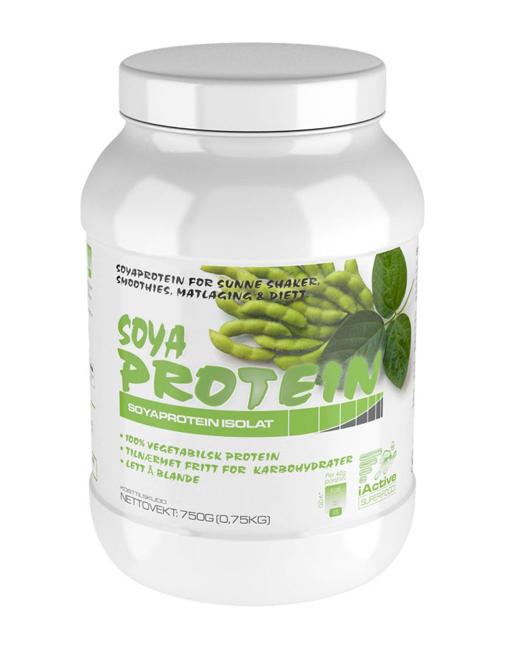 iActive Soyaprotein Naturell 600g