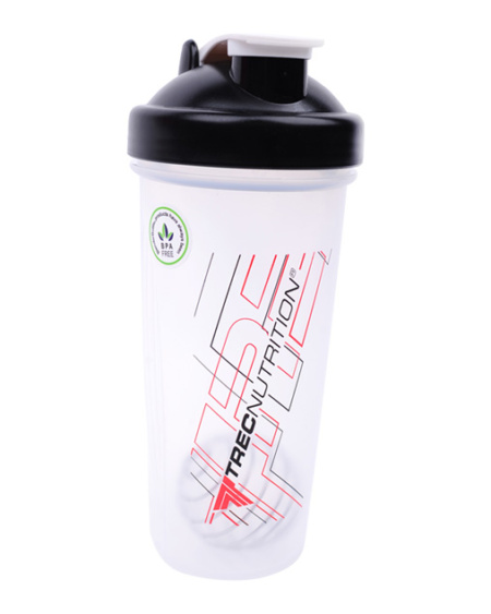TREC Nutrition Shaker m/Blandekule Transparent/Sort