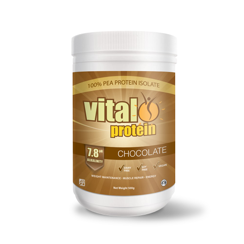 Vital Greens Proteinpulver Sjokoladesmak - 500 gram