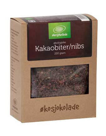 Økosjokolade Økologisk Kakaonibs 200 gram