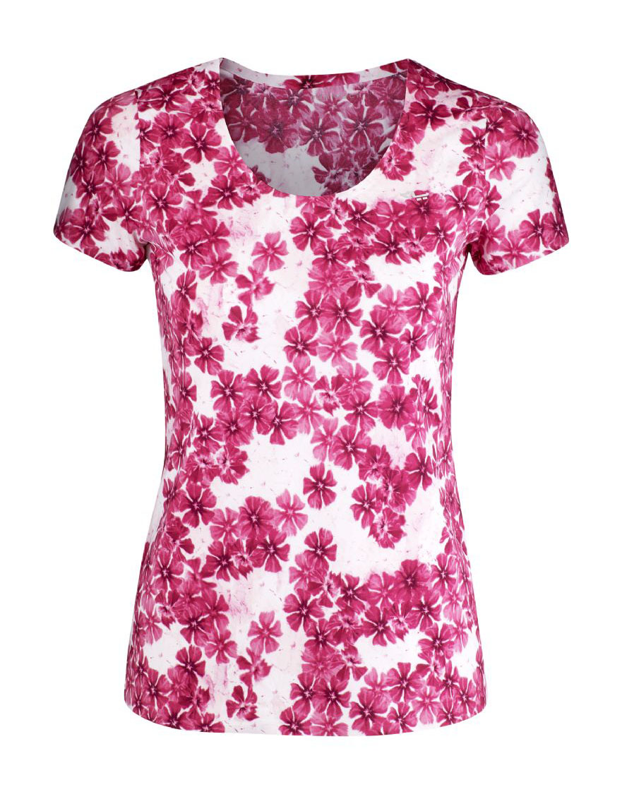 Röhnisch Katia Tee - Ice Bloom Magenta - XS