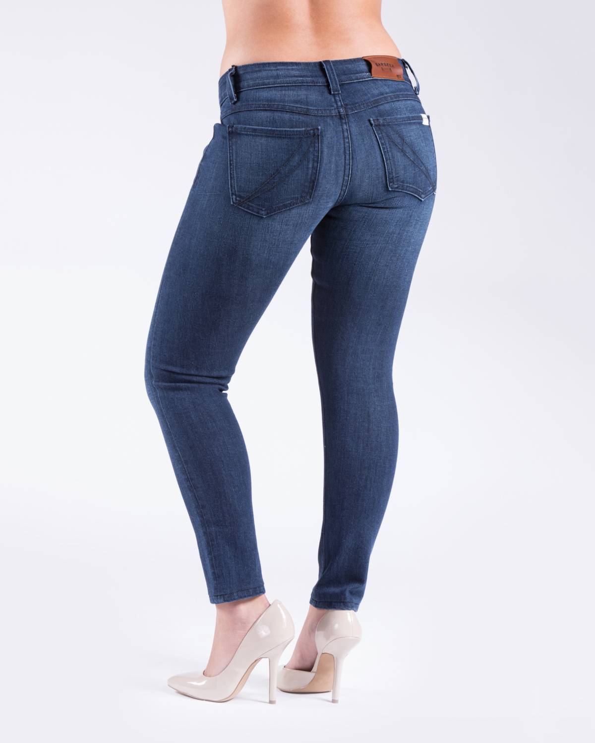 Barbell Jeans Slim Athletic Fit Blue Fade Tights.no