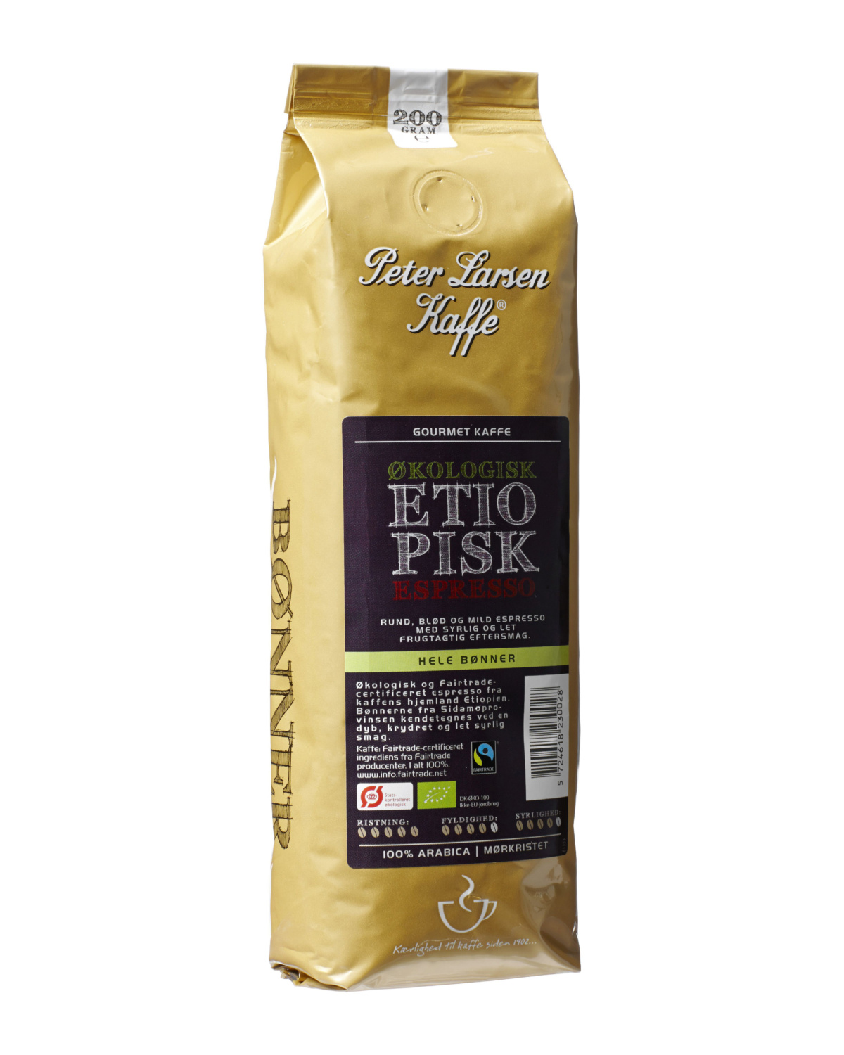Peter Larsen Økologisk Etiopisk Espresso Gourmet 200g