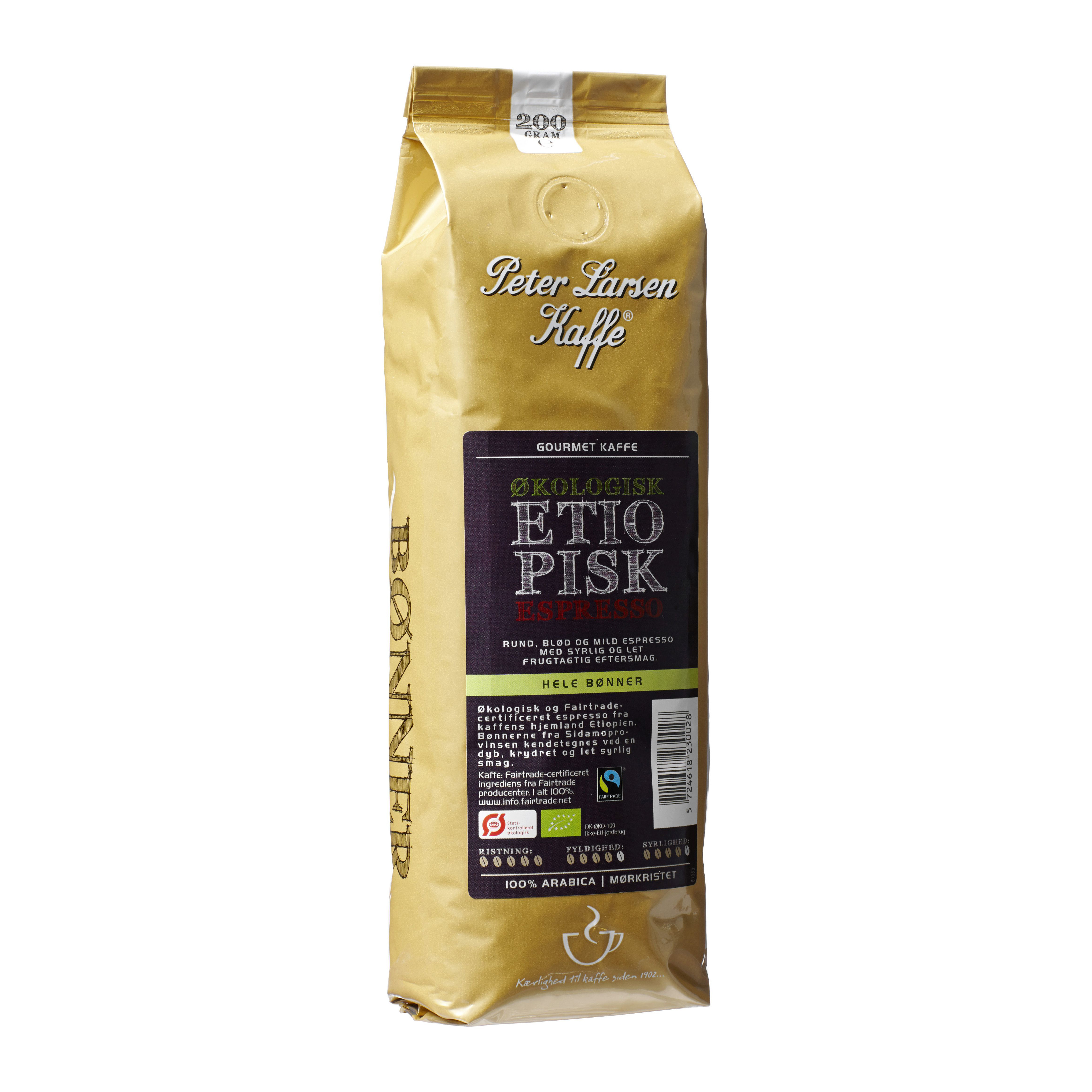 Peter Larsen Økologisk Etiopisk Espresso Gourmet 200g