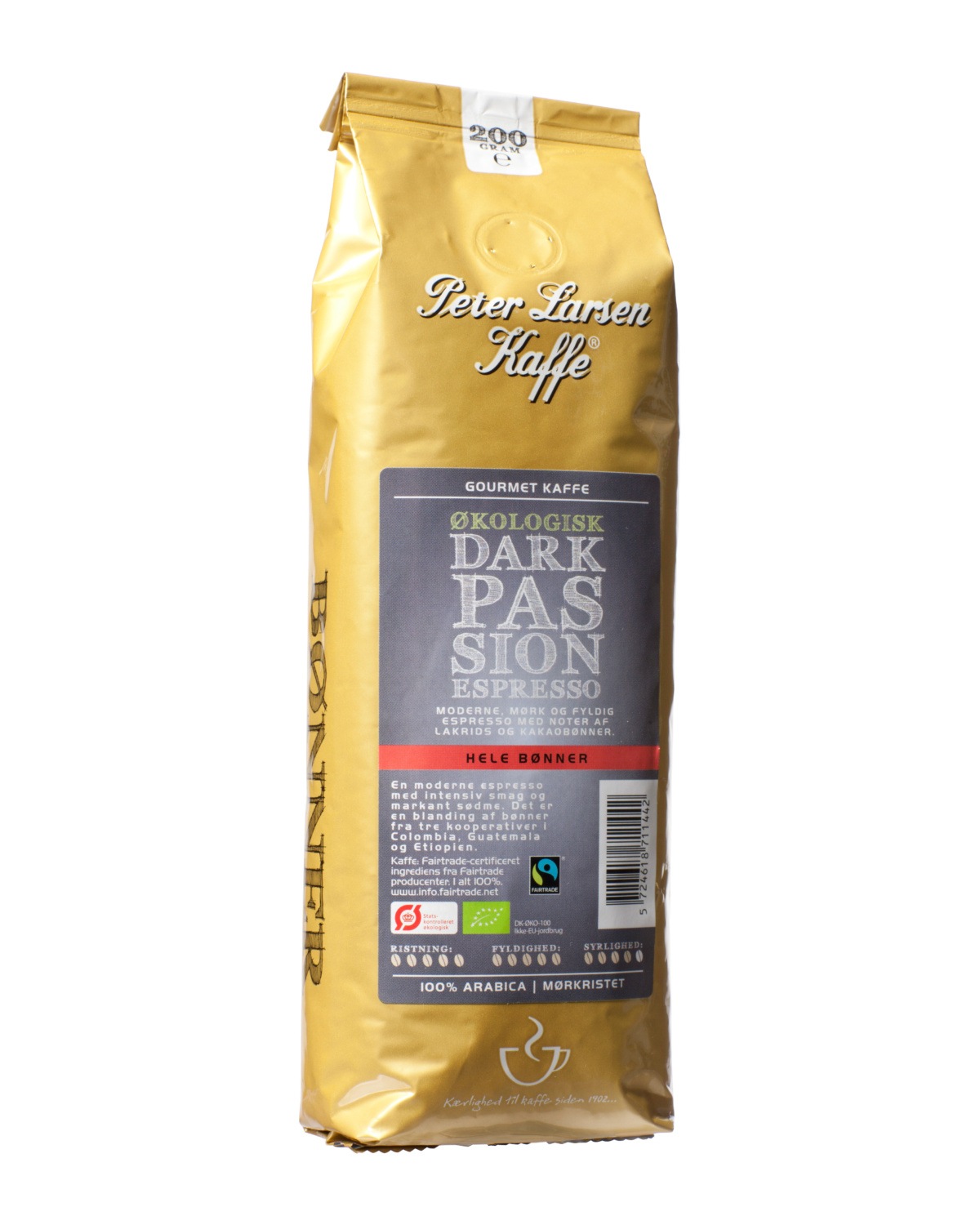 Peter Larsen Økologisk Dark Passion Espresso 200g
