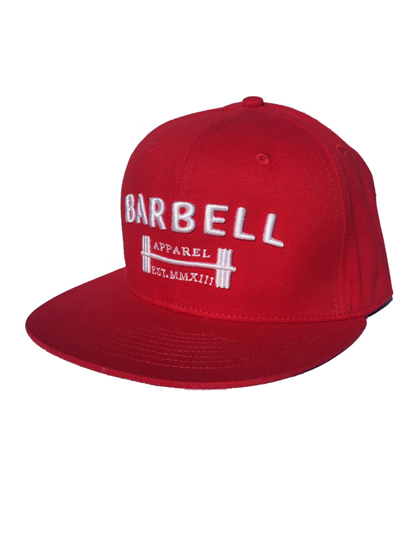 Barbell Apparel Snapback Red
