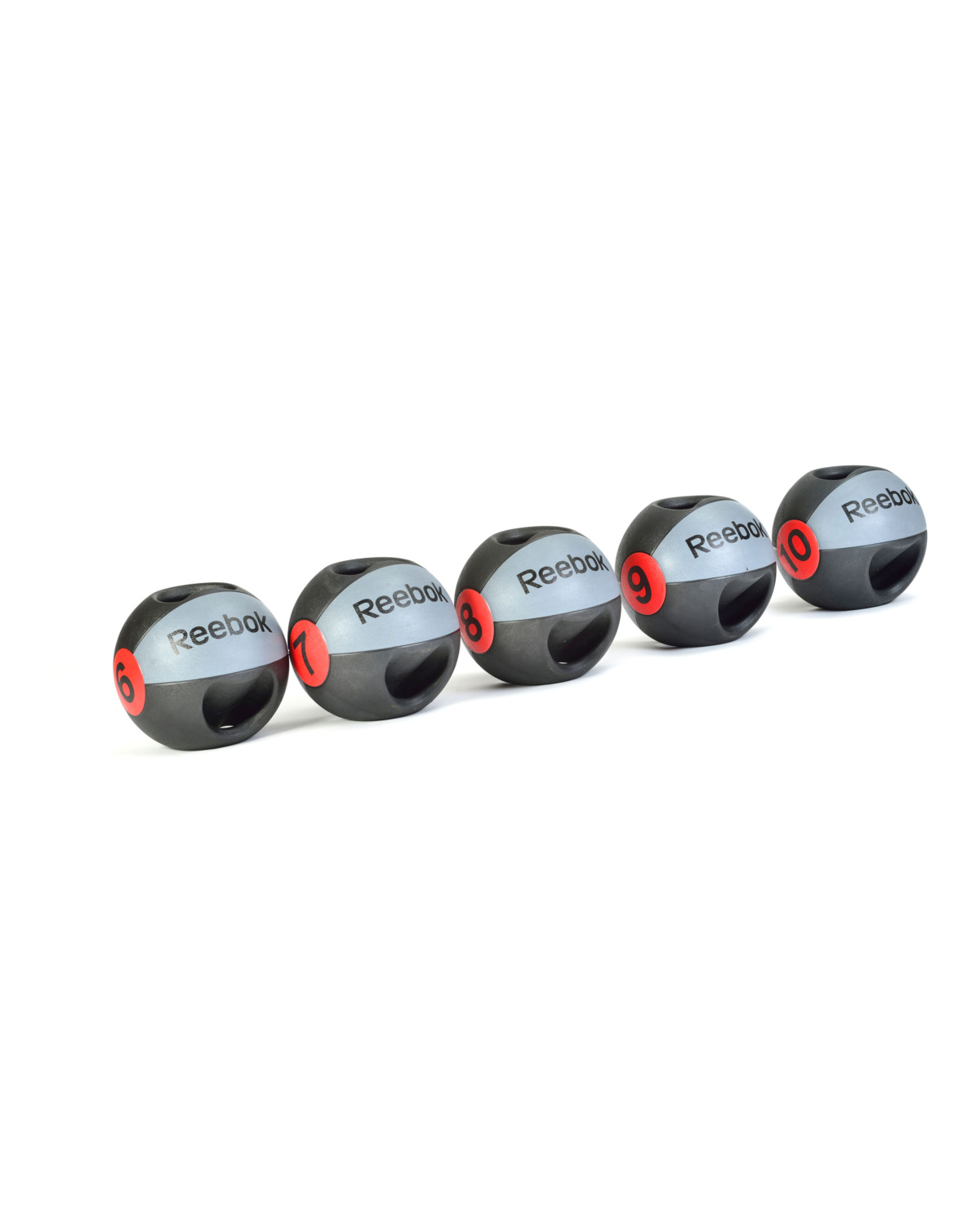 Reebok Studio Double Grip Medicine Ball 9kg Black Grey