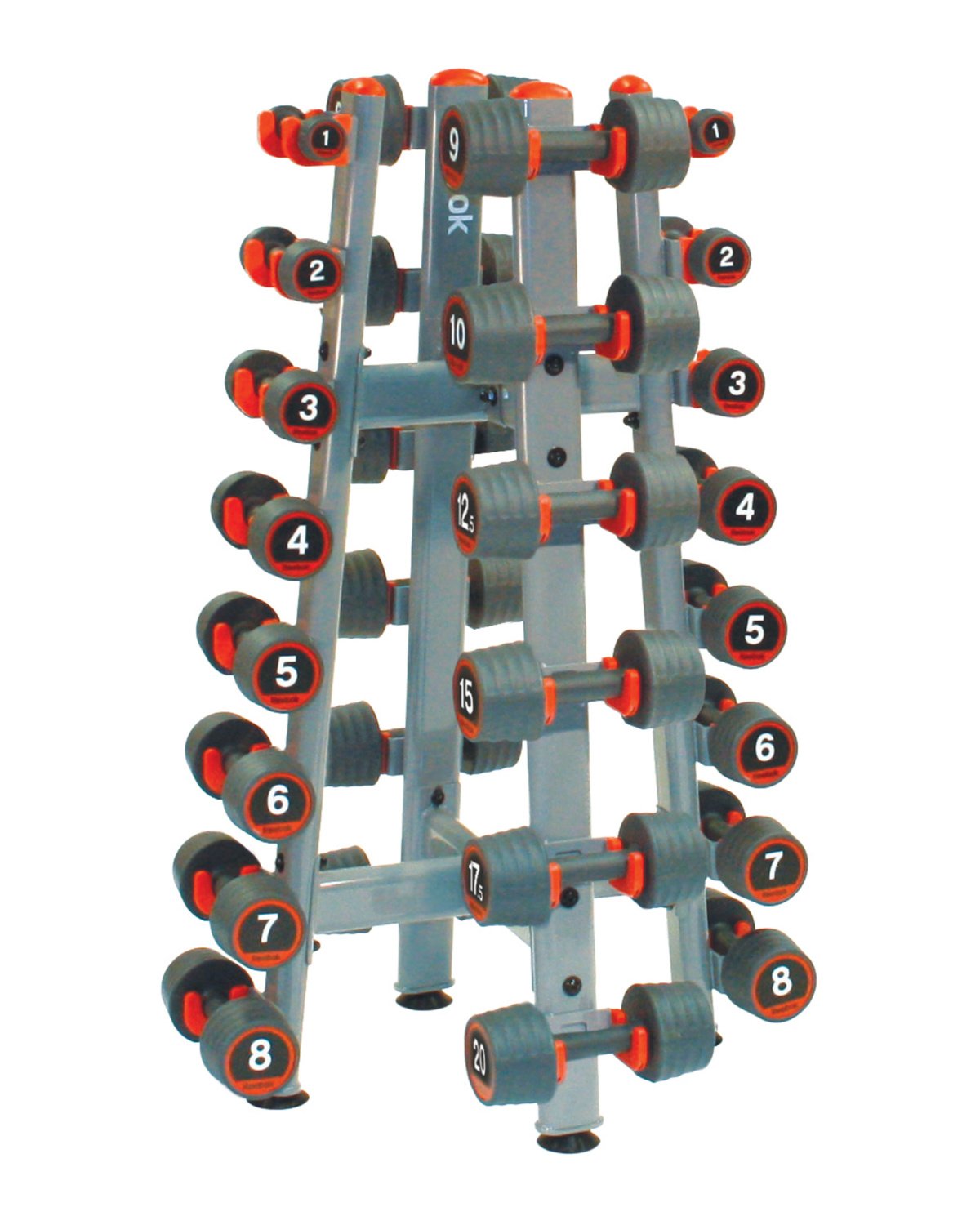 Reebok Dumbell rack 20 pcs