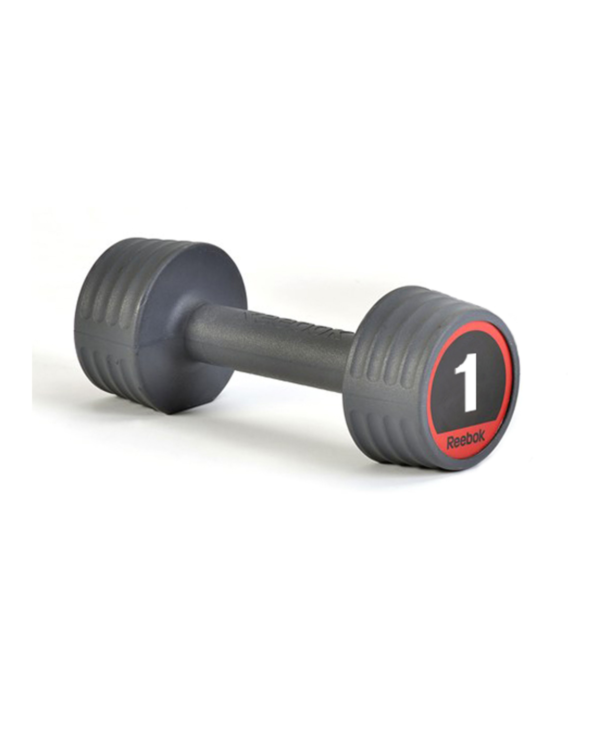Reebok Studio Rubber Handweight 1kg Grey