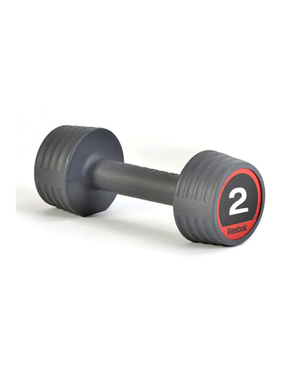 Reebok Studio Rubber Handweight 2kg Grey