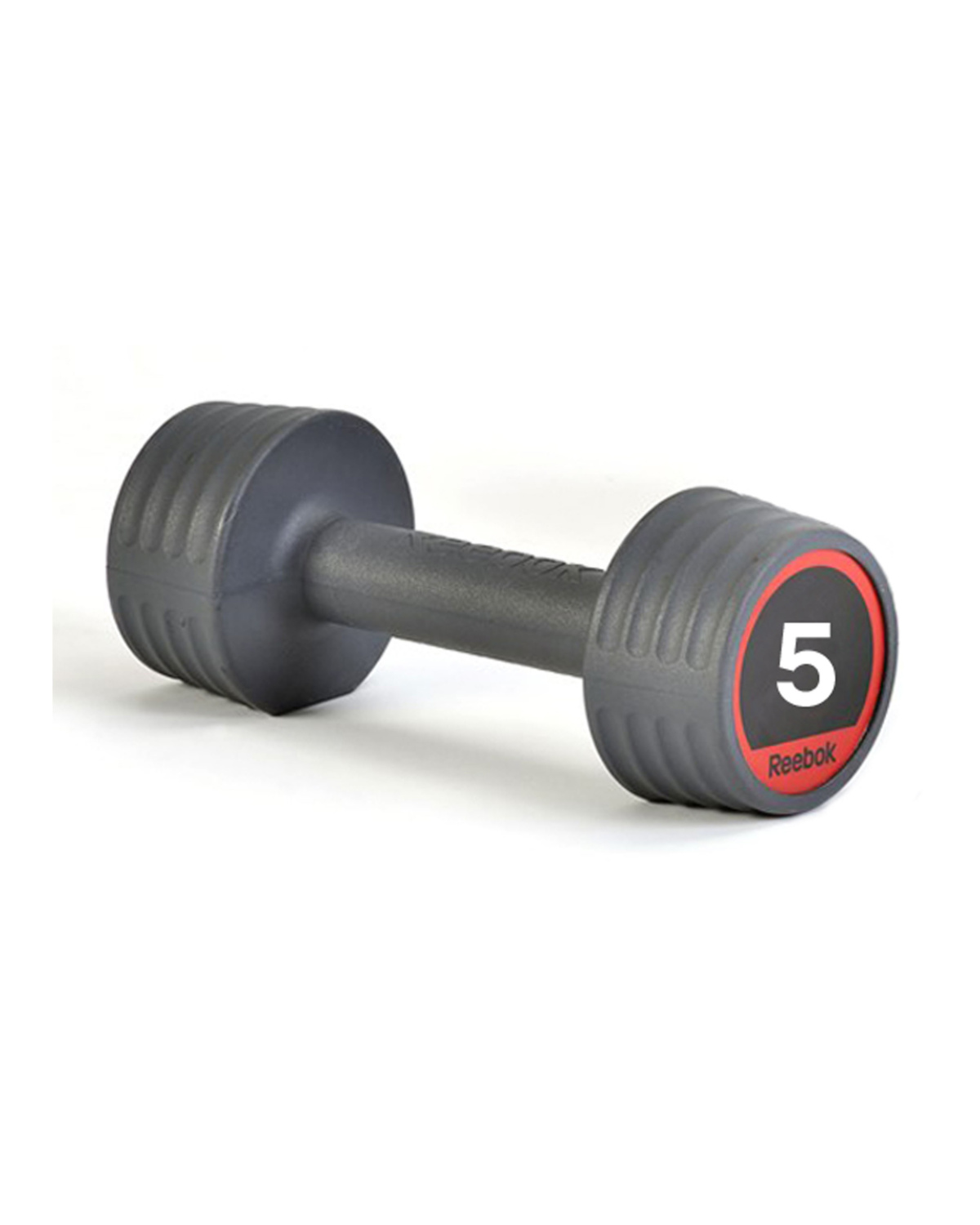 Reebok Studio Rubber Handweight 5kg Grey