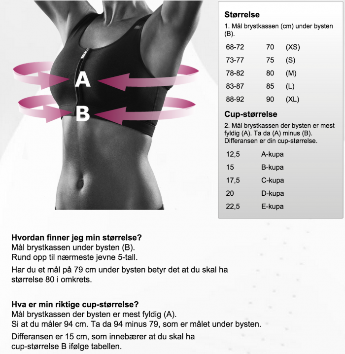 Stay in Place Omega Bra C - Black - tights.no