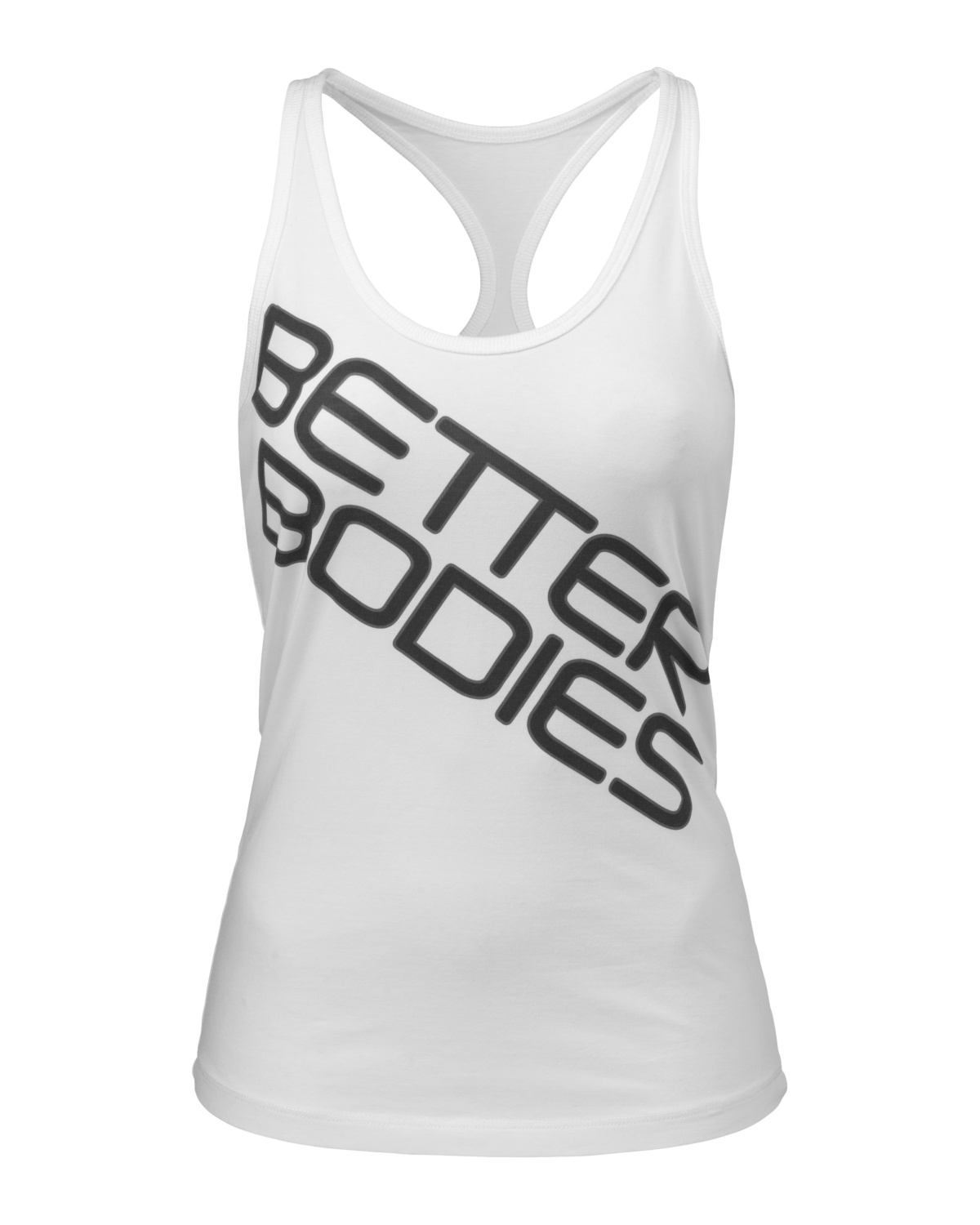 Better Bodies Womens Printed T-back White - S