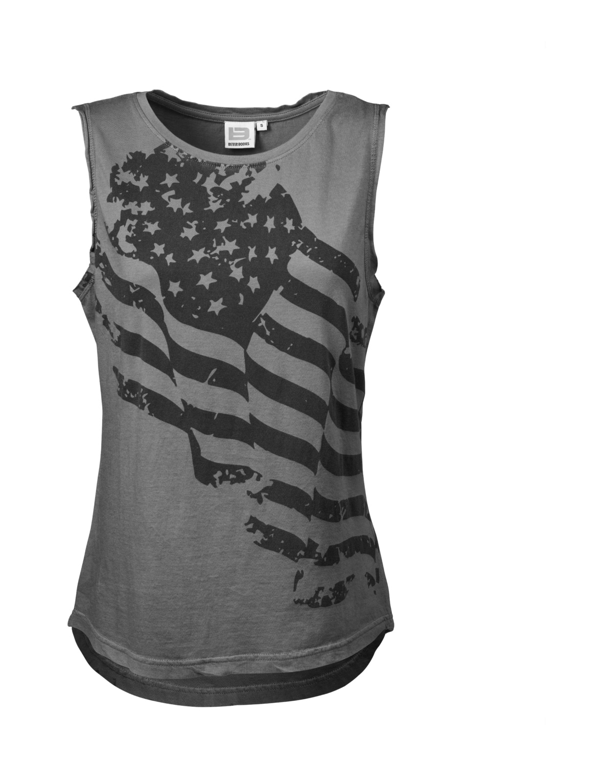Better Bodies Womens street tank Smoke grey - S