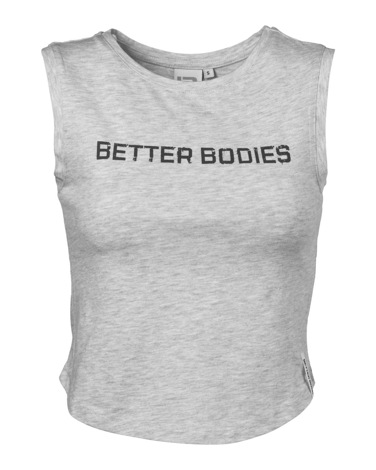 Better Bodies Womens N.Y short top White melange - S