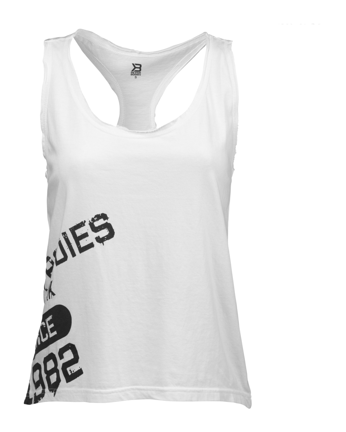 Better Bodies Womens Leisure Raw T-Back Off white - S