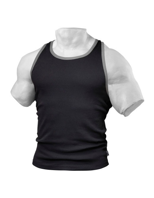 Better Bodies Mens Rib T-back Black - XXL