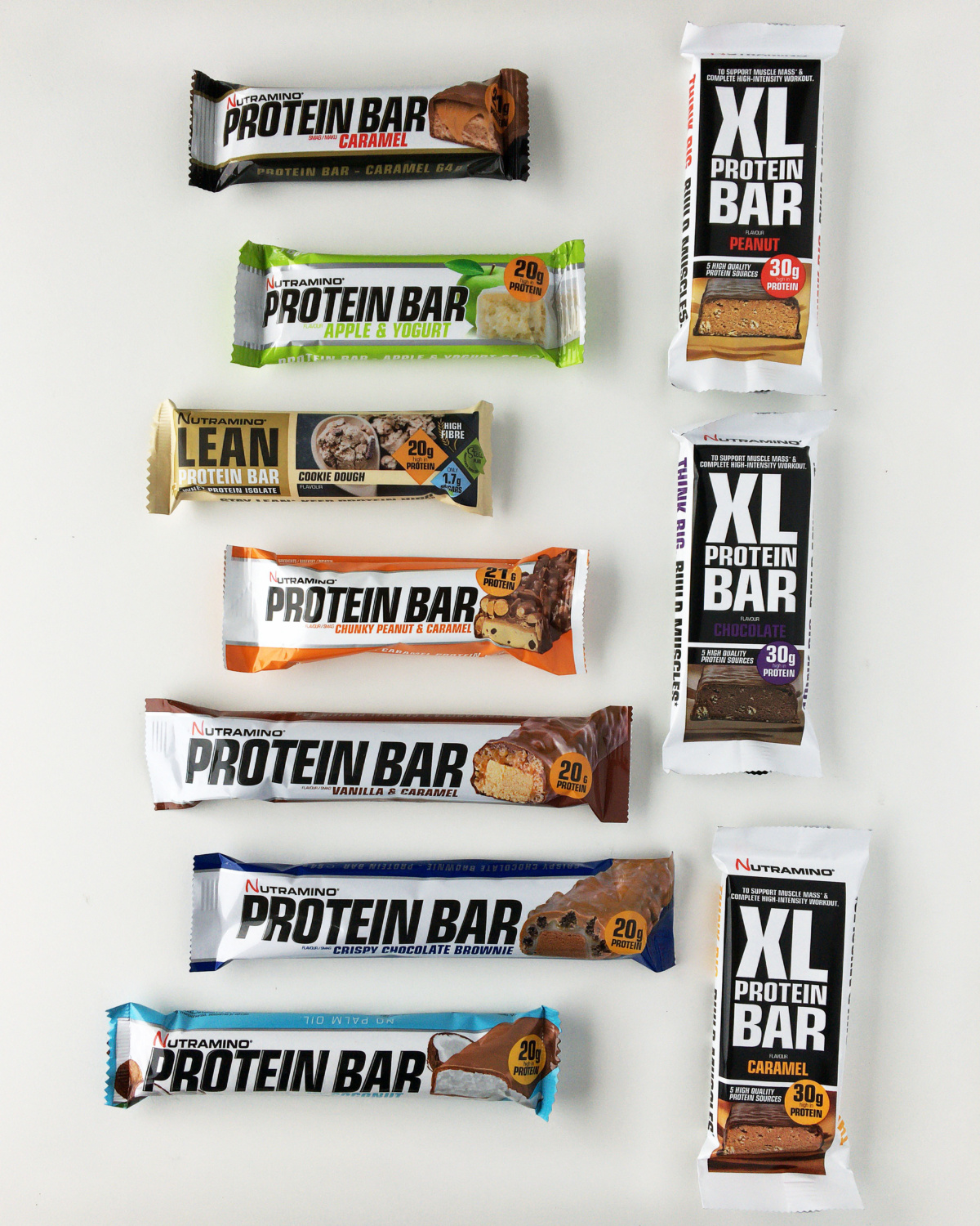 Nutramino - smakspakken med 10 ulike bars