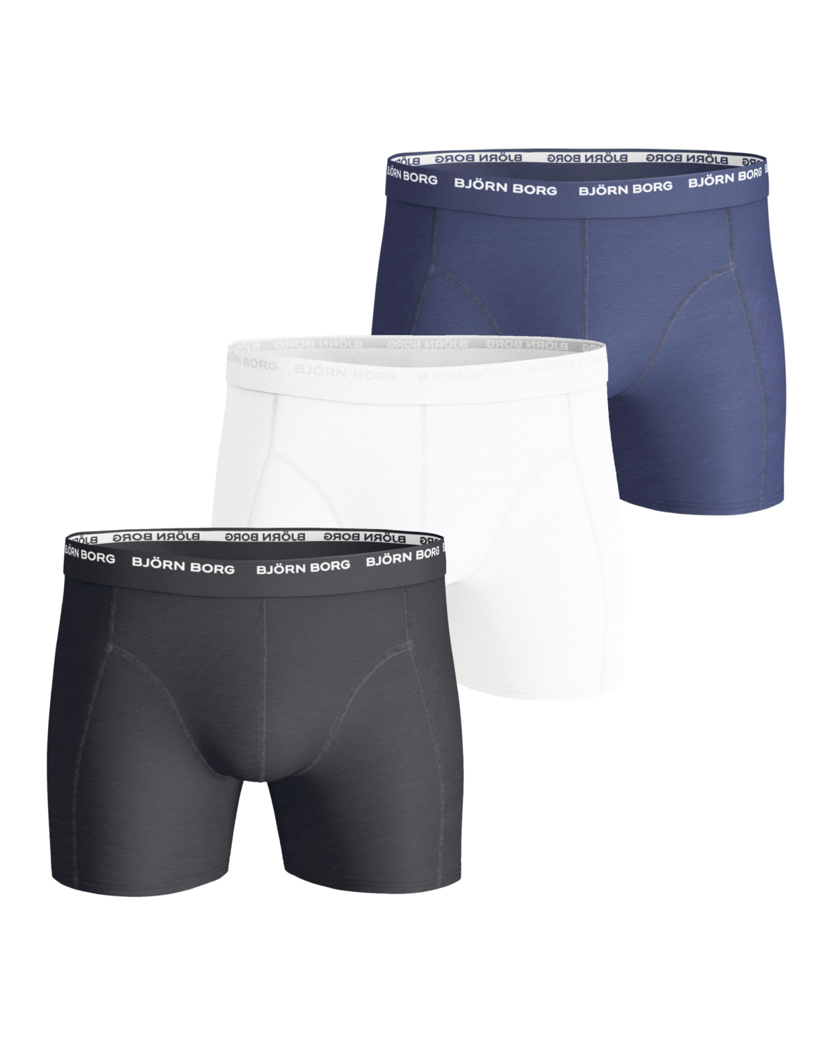 Björn Borg Shorts Noos 3cm Blue Depths 3pk - XL