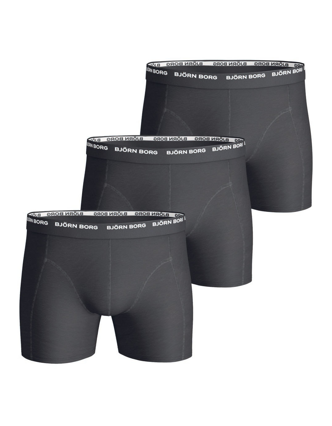 Björn Borg - Shorts Noos 3cm Black 3pk - XXL