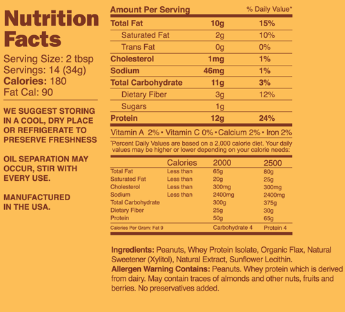 HP-Toffee-Nutritional
