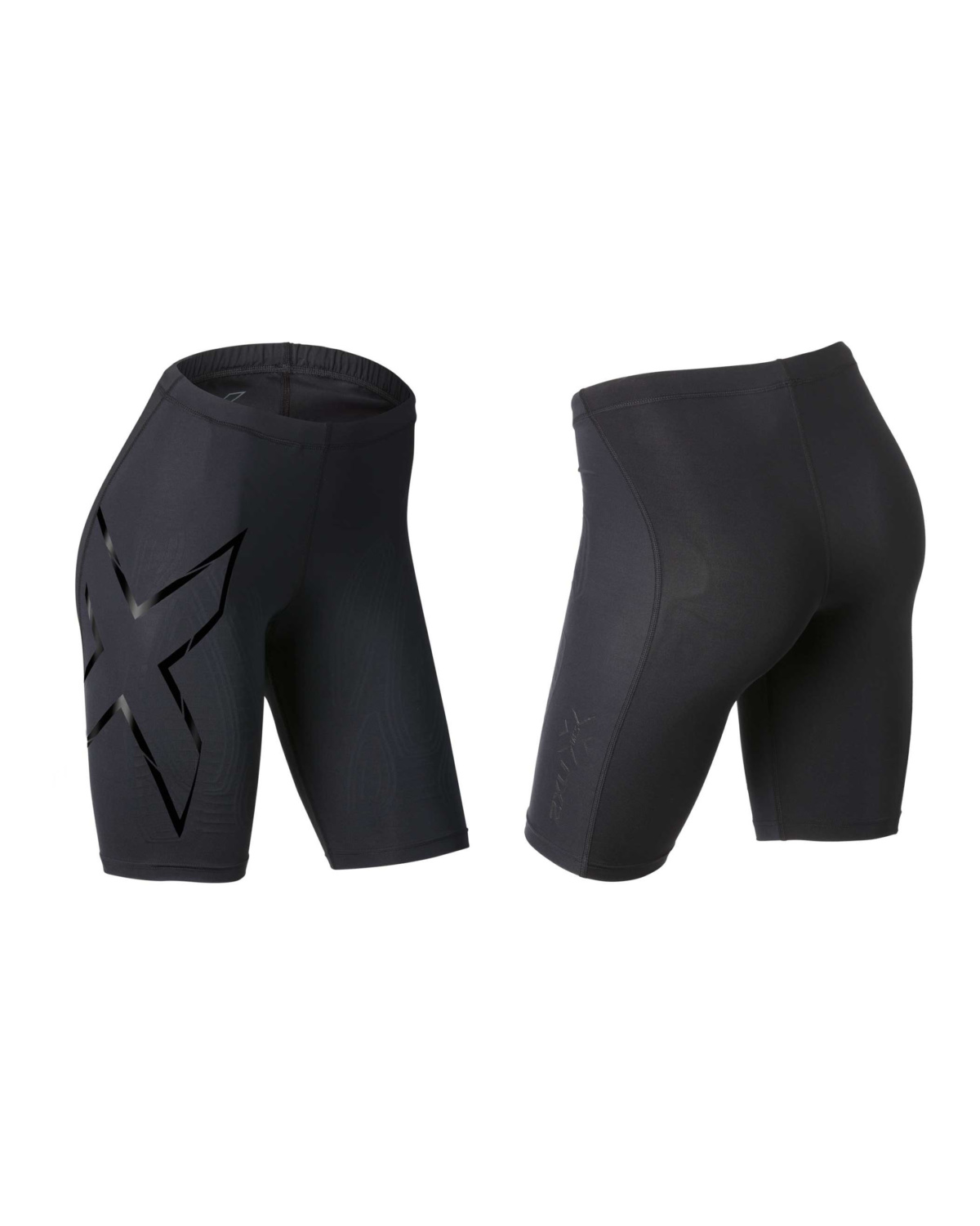 2XU Elite MCS Compression Shorts Women Black/Black Nero logo - L