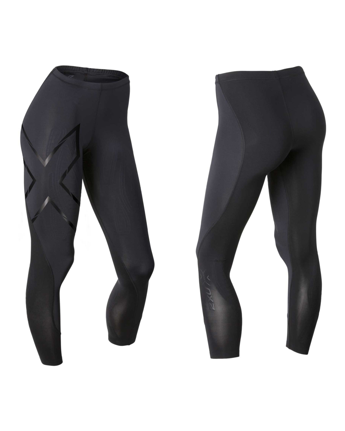 2XU Womens Elite MCS Compression Tights Black/Black Nero logo - XL