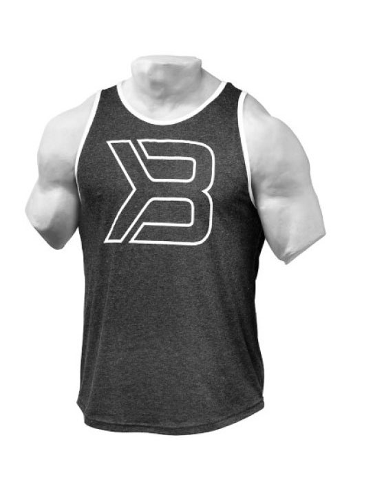 Better Bodies Mens Jersey Tank Antracite melange - XL