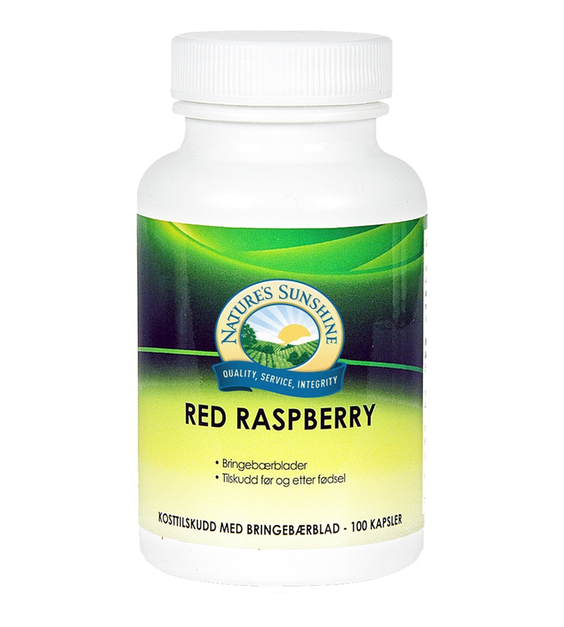 Red Raspberry 100 kapsler - tilskudd
