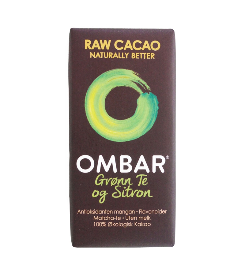 Ombar Grønn Te & Sitron 38g - protein