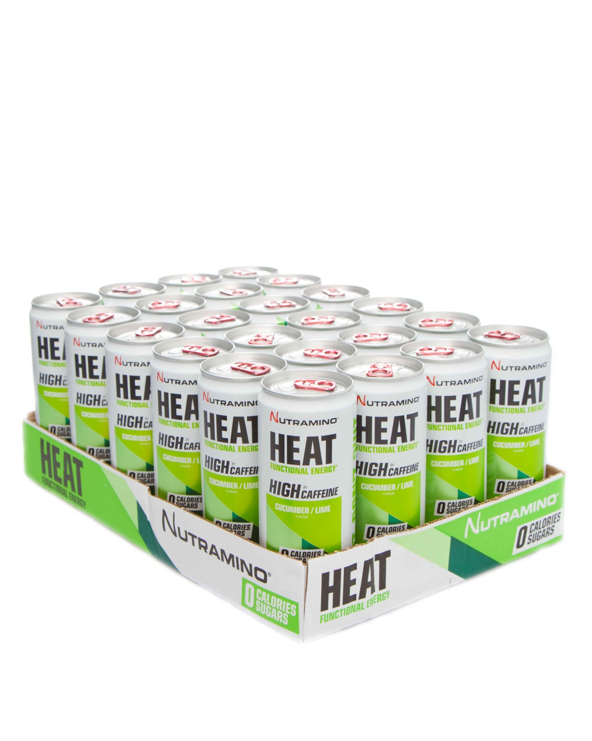 Nutramino HEAT Cucumber Lime 24x330ml - for protein