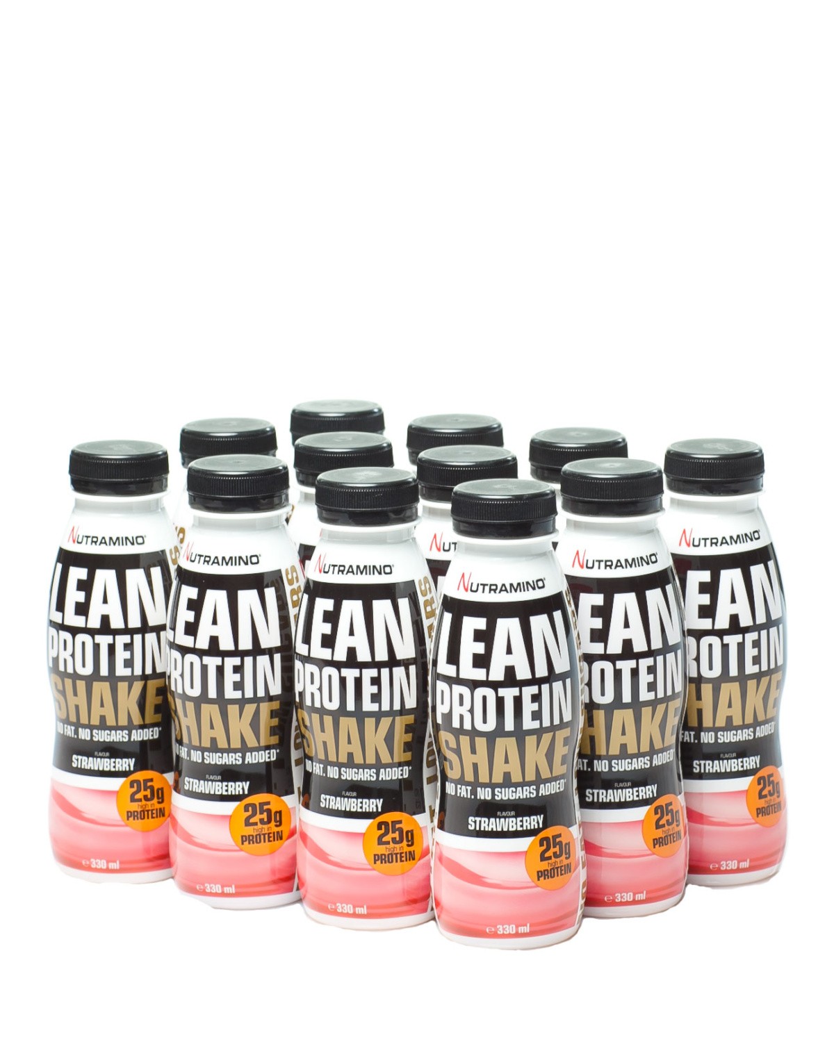 Nutramino Protein Lean Shake Strawberry 12x330ml - the