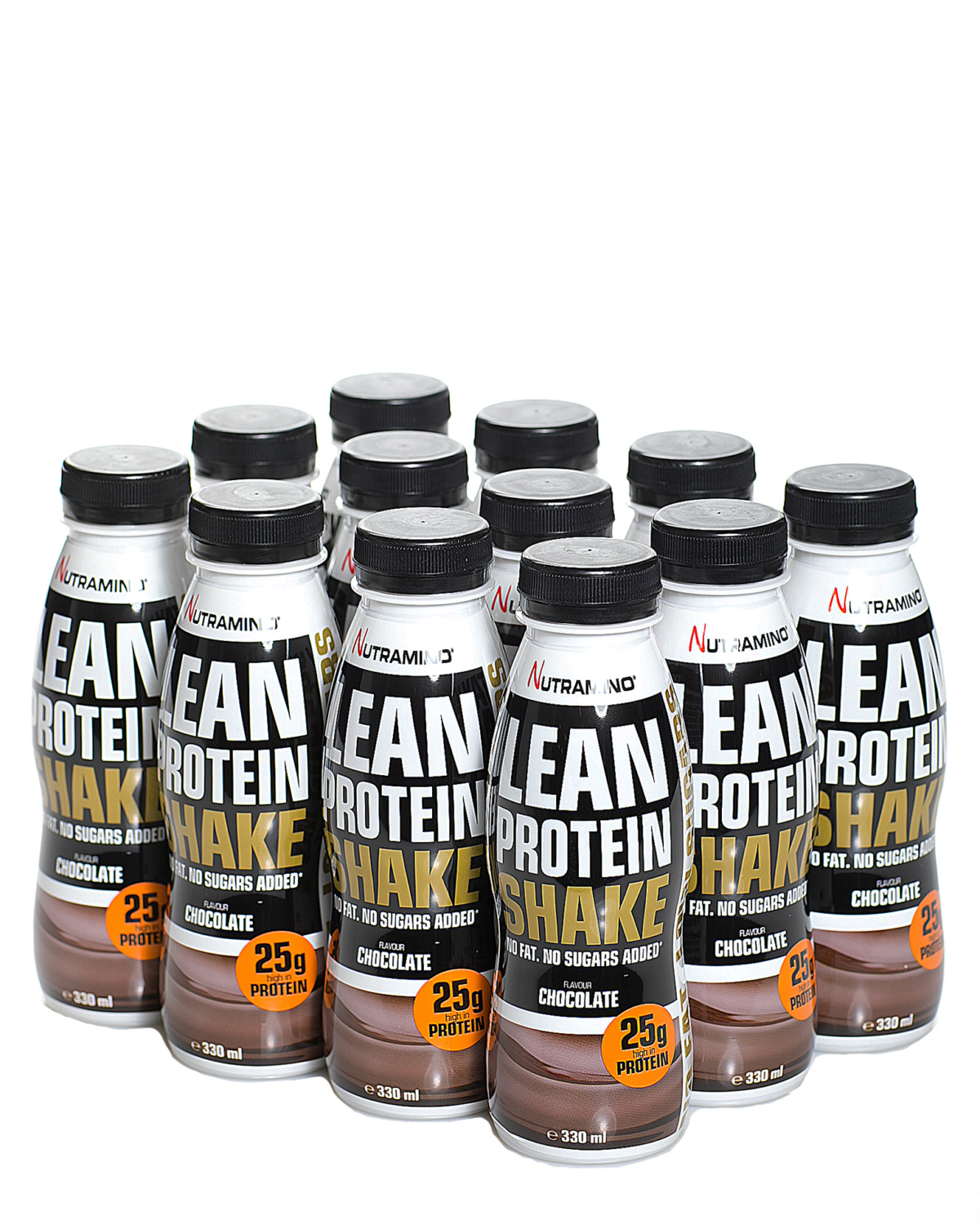 Nutramino Protein Lean Shake Chocolate 12x330ml - the