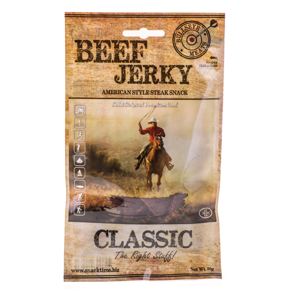 Bullseye Meats Beef Jerky 50g - Teriyaki