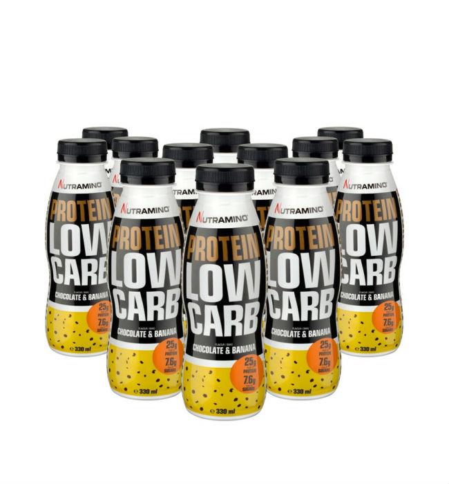 Nutramino Protein Lean Shake Chocolate & Banana 12x330ml - the