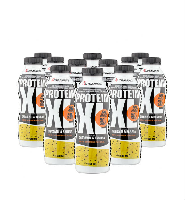Nutramino Protein XL Shake Chocolate &amp; Banana 12x500ml