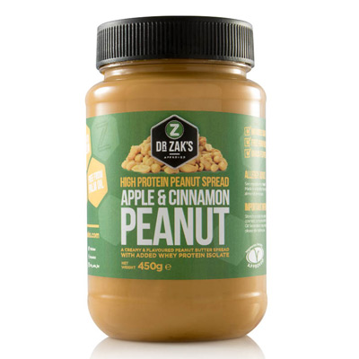 Dr Zaks High Protein Peanut Spread Apple & Cinnamon 462g