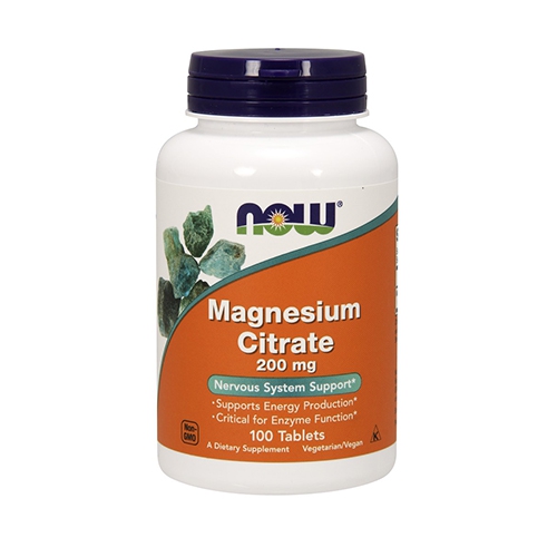 Now Foods Magnesium Citrate 100x200mg