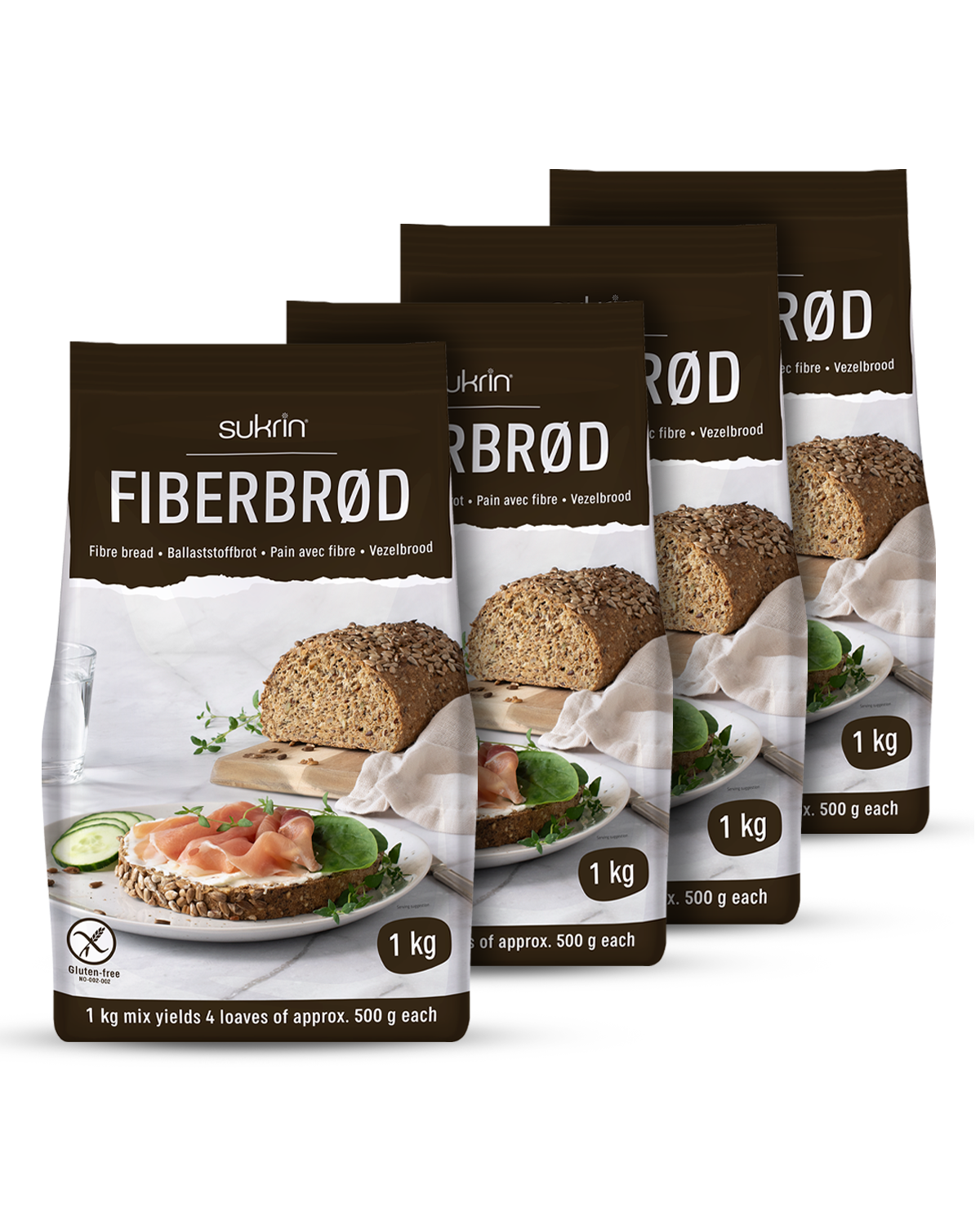Funksjonell Mat Sunnere Fiberbrød 4x1kg