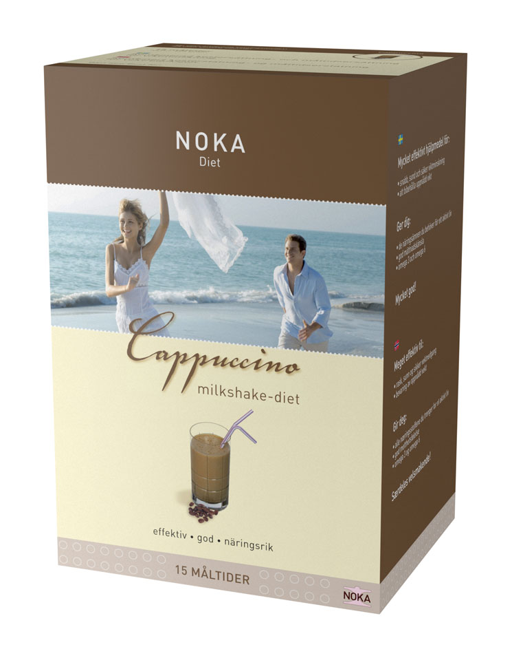 NOKA Milkshake-diett Cappuccino - 15 måltider