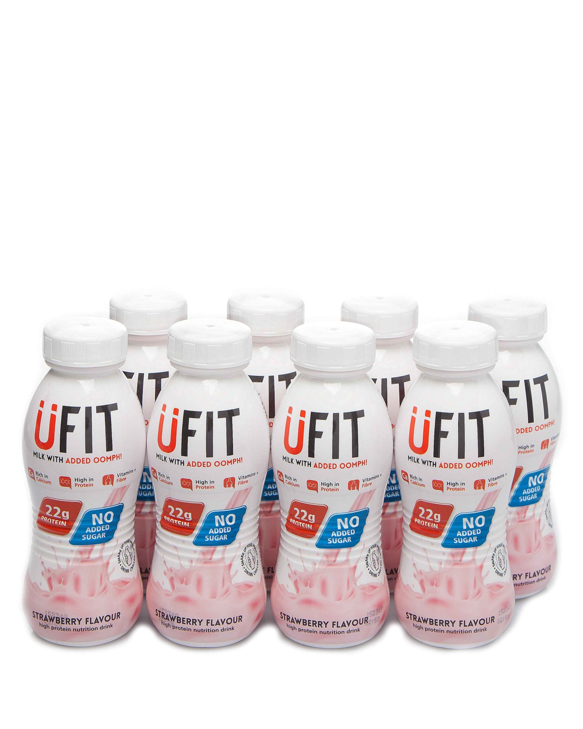 Ufit Proteinshake Jordbær 8x330ml - best vitamin c