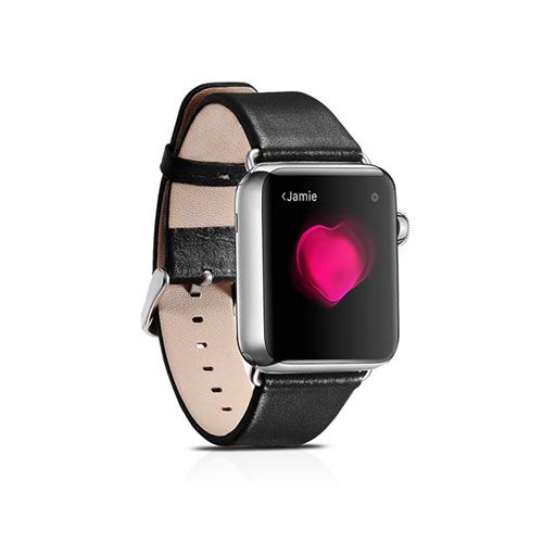 Riduria Apple Watch Moda Leather black 42mm