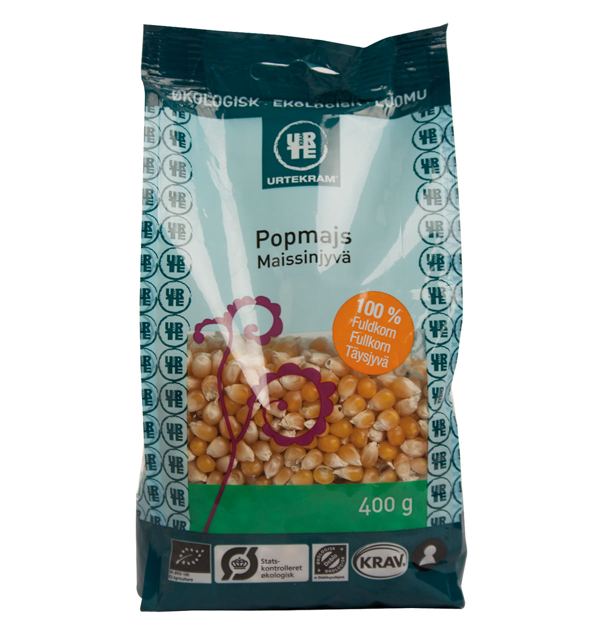 Urtekram Økologisk Popcorn 400g
