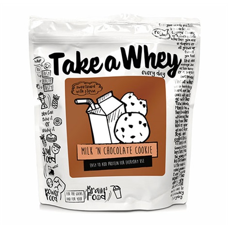 Take-A-Whey Proteinpulver Milk & Chocolate Cookie 750g - salt og