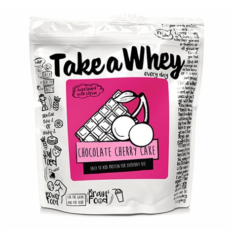 Take-A-Whey Proteinpulver Chocolate Cherry Cake 750g - sjokolade norge