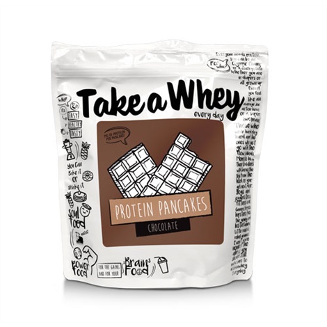 Take-A-Whey Proteinpannekaker Sjokolade 500g - uten salt